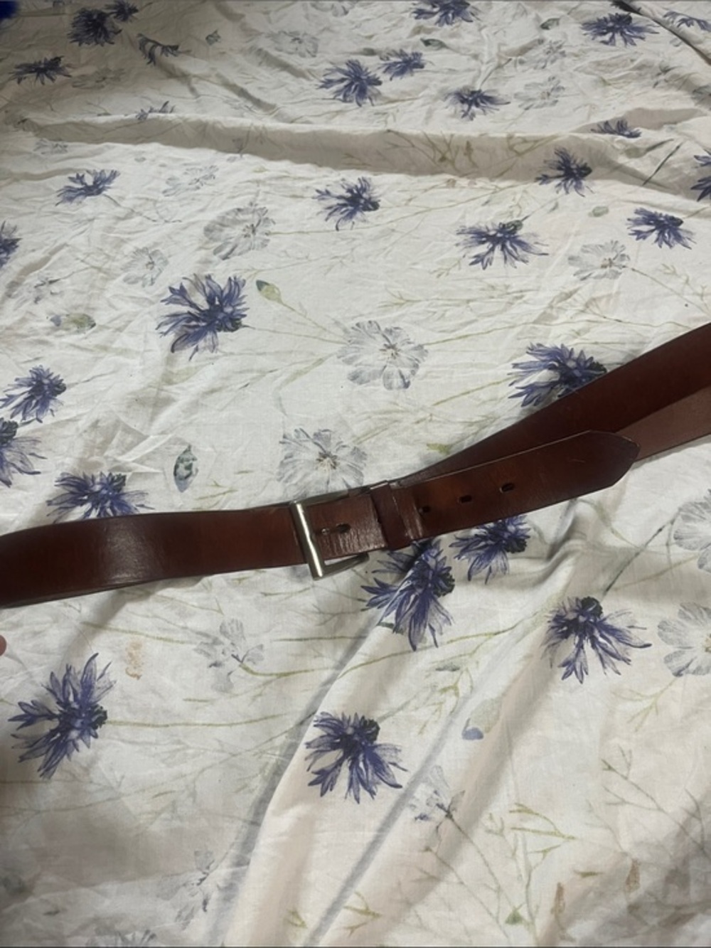 Vintage Genuine Leather Belt - Made in USA